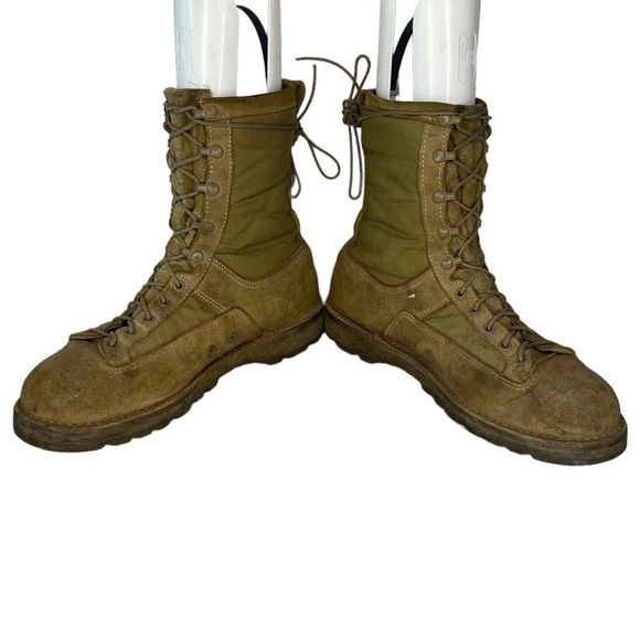 Danner Desert Acadia Boots 12 US WIDE EE 10" NO GTX Tan Combat 26000 Vibram Sole - Picture 2 of 9